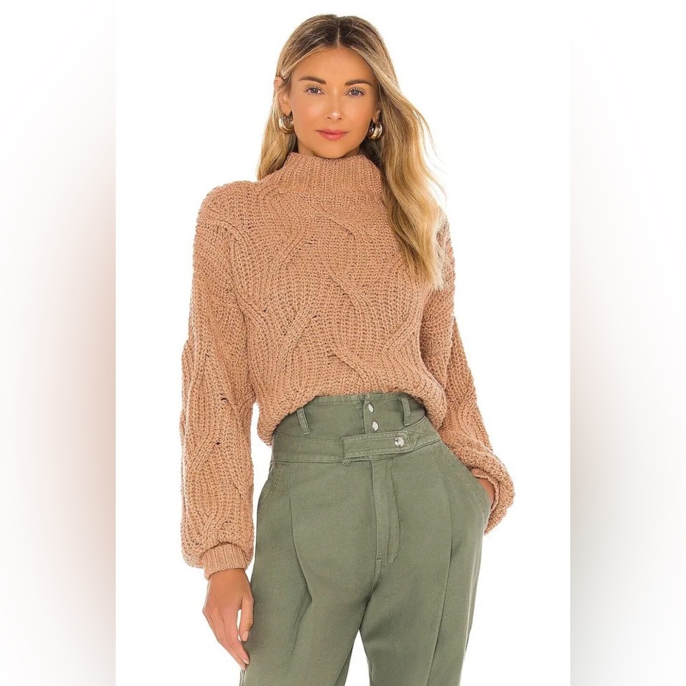 Free People Seasons Change Sweater Size S in Almond